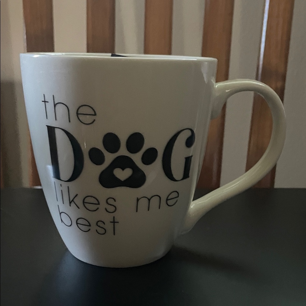 NEW Pfaltzgraff White Dog Lover's Mug
